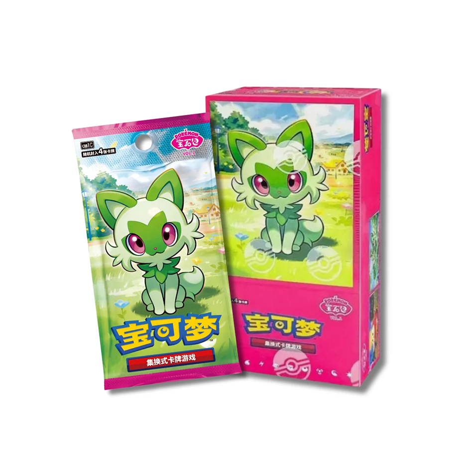 Pokmon Exclusive Chinese TCG Horizon Gem Booster Pack Sealed Box Trendy Playing Cards Pokmon Exclusive Chinese TCG Horizon Gem Booster Pack Sealed Box Trendy Playing Cards