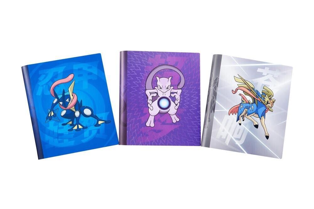 Pokémon Chinese Quadrilateral Box: Mewtwo, Greninja, Crysalia V, one each